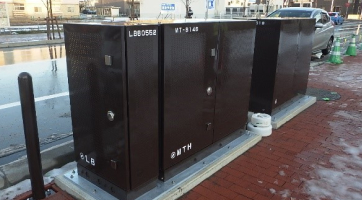 地上機器据付工事