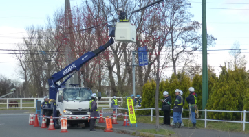 光ケーブル敷設工事 通信ケーブル接続工事