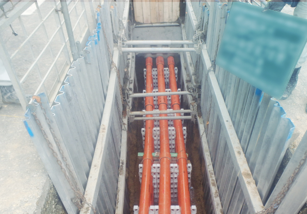 地中線管路工事