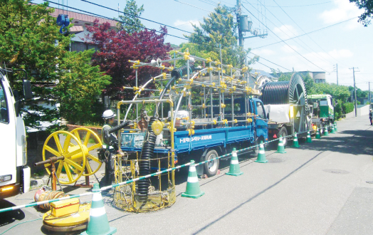 187kV CV ケーブル管路引入工事