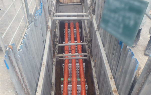 地中線管路工事