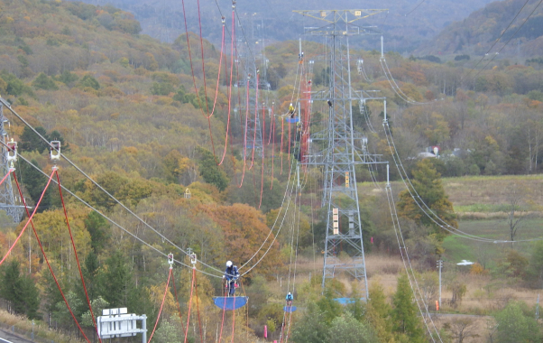 275kV電線張替工事