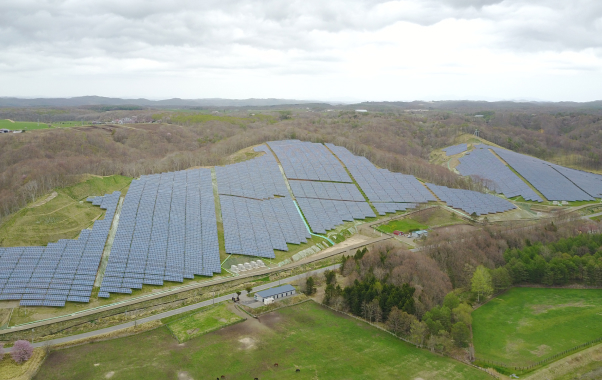 日高庫富太陽光発電所工事