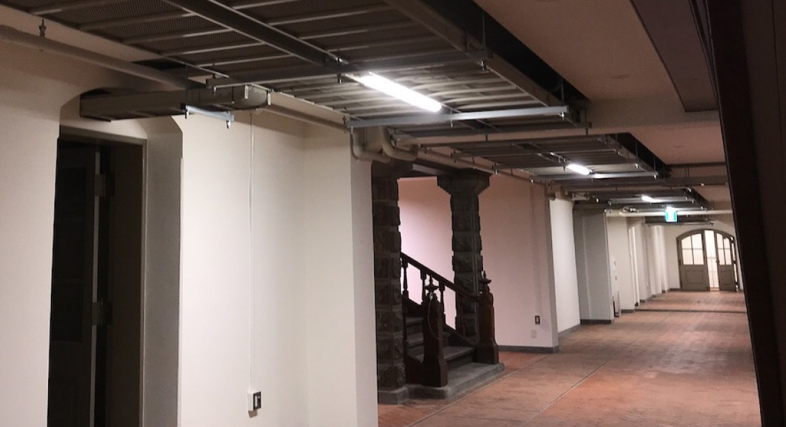 国指定重要文化財であるが故の制限された施工方法の中で