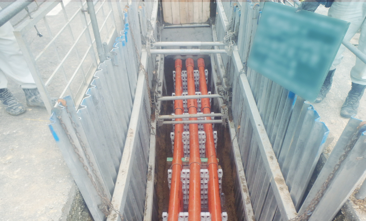 地中線管路工事