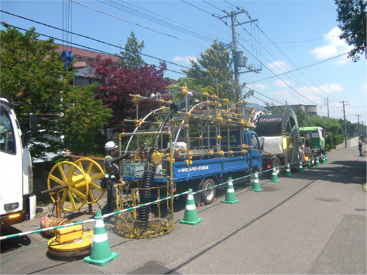 187kV CVケーブル管路引入工事